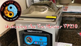 VacMaster VP210 Chamber Vacuum Sealer Unboxing and Features