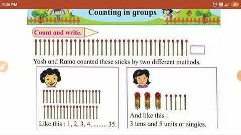 Std 2nd Maths Topic -7 Counting ln Groups -