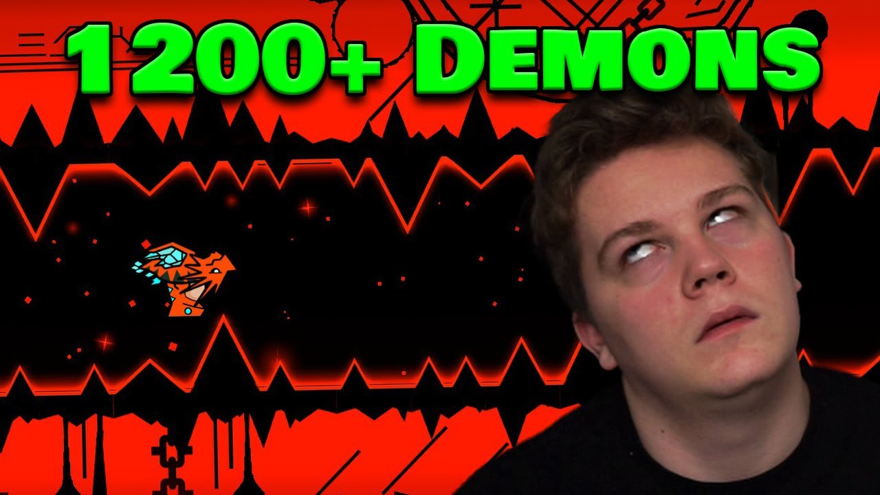1 ATTEMPT ON EVERY DEMON I BEAT IN GEOMETRY DASH - YouTube