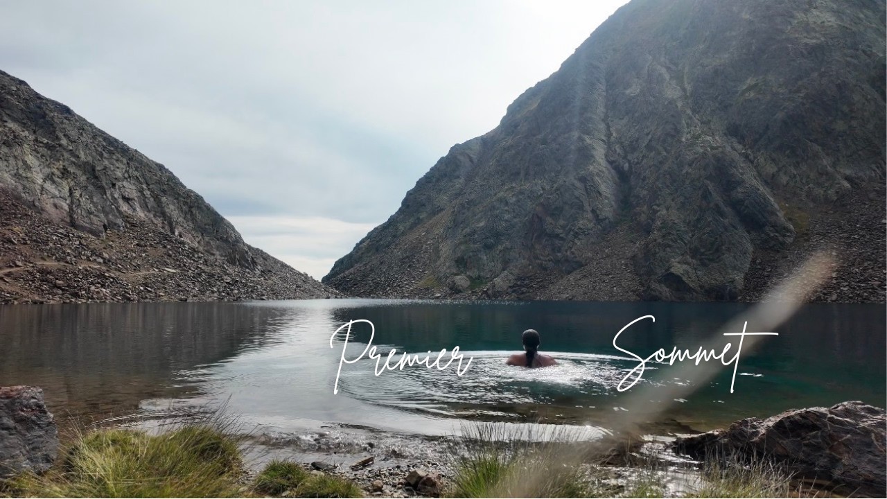 Mon premier SOMMET (coincée avec mon chien à 2900m)