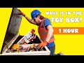 Toy box with handyman hal  car wash toy and more