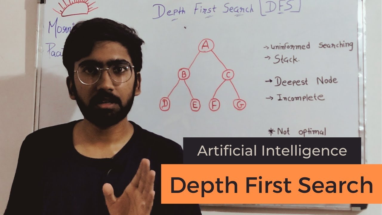 Learn Depth First Search (DFS) in Hindi ! Artificial Intelligence - YouTube