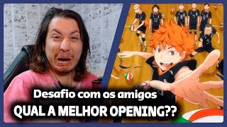 ESCOLHA APENAS UM OPENING DE ANIME ✅❌ [EXTREMAMENTE DIFÍCIL] | REACT DO MORENO (com os amigos)