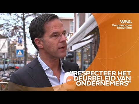 Premier Rutte: ?Nederland, heb respect voor onze ondernemer?