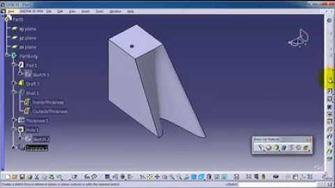 54 CATIA Beginner Tutorial  SolidPart Rotation, how to rotate a model