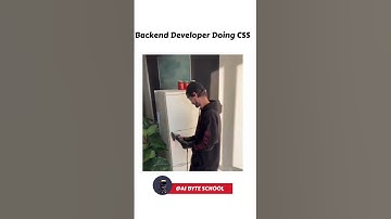 Backend Developer Doing CSS 🤣🤣 || Funny video || Share to your Backend Developer Friend ||