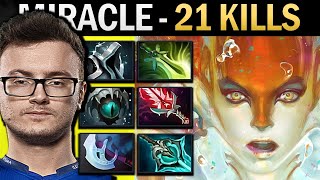 Naga Siren Dota Gameplay Miracle with 21 Kills and Butterfly
