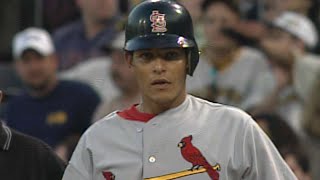 Yadier Molina Rips A Single To Left For First Hit