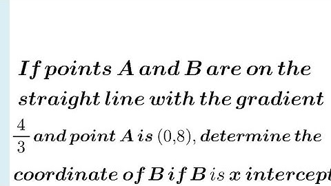 F2 Chapter 10 Generating Excellence No 9 : If points A and B are on the same straight line with the.