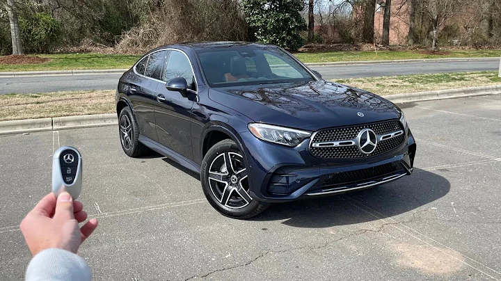 2024 Mercedes Benz GLC 300 Coupe: Start Up, Test Drive, Walkaround, POV and Review
