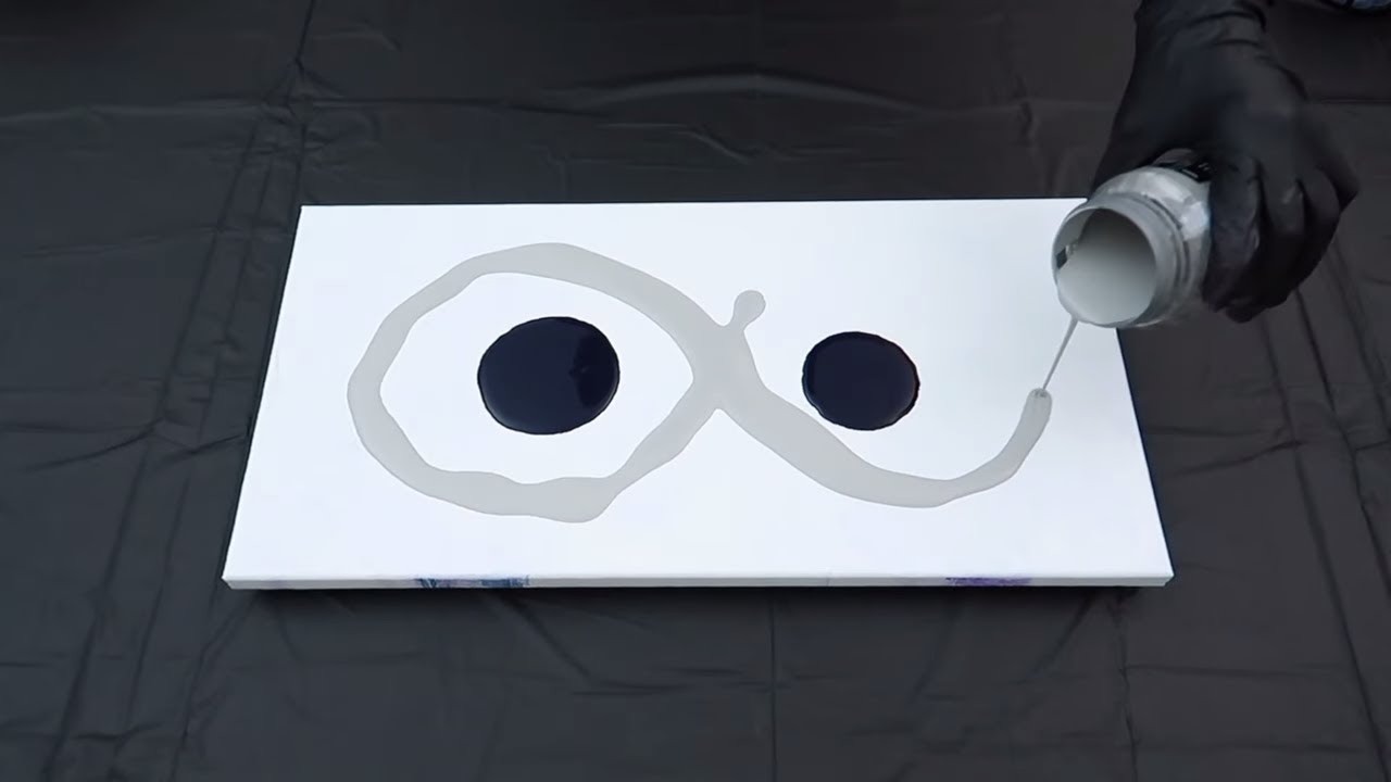 Acrylic Pouring| Easy Technique | Fluid Artist | Abstract Art Demo