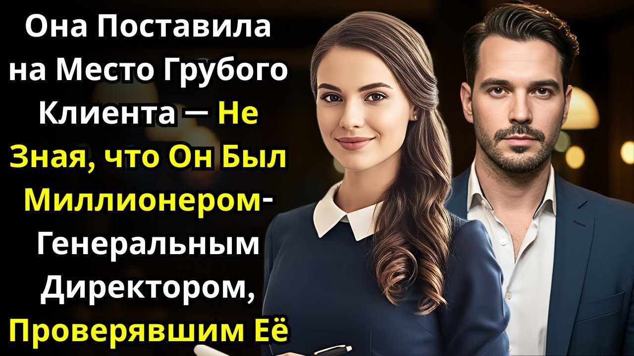 Она Поставила на Место Грубого Клиента — Не Зная, что Он Был Миллионером Генеральным Директором