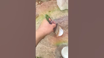 Quét sơn giả đá cho non bộ xốp xi măng #nonbo #nonbobangxol