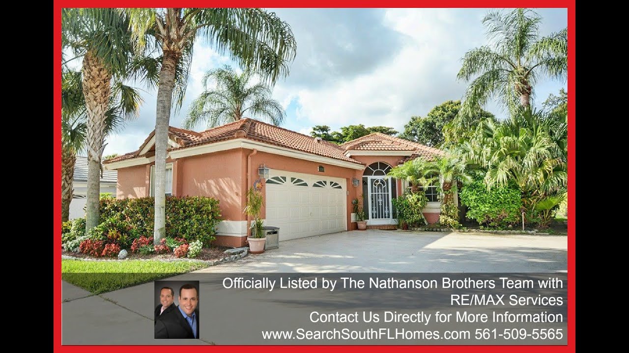 Homes for Sale in Boynton Beach 6110 Bluegrass DR Lakeridge at
