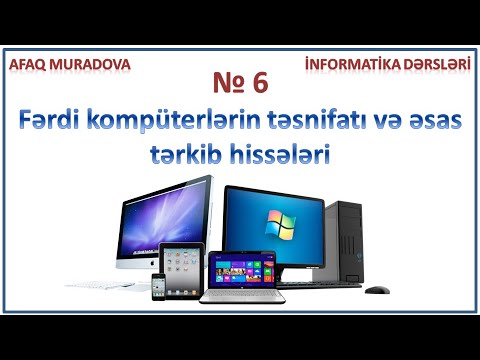 Video: Hansı kompüterin işini idarə etmək üçün nəzərdə tutulmuşdur?