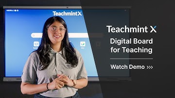 Teachmint X Digital Board for Classroom Demo - AI Powered All-in one Digital Board for Teaching