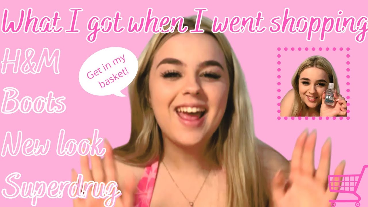 What I got when I went shopping Haul! (H&M, New Look, Boots, Superdrug)