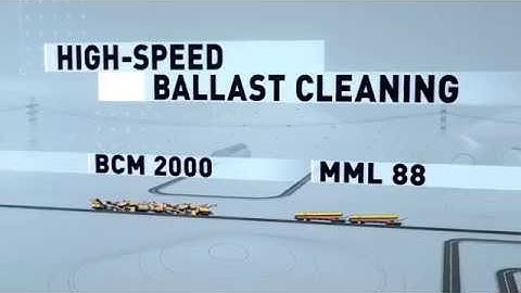 High-speed ballast cleaning technology
