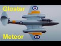 Gloster Meteor e seu lindo som. Caça a jato antigos. FAB