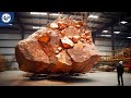 Copper mining and manufacturing from the largest deposits in the world