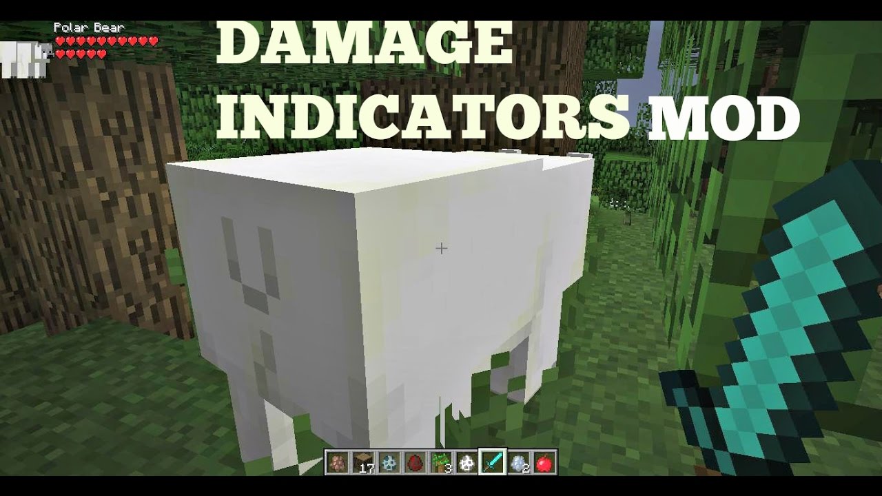 Damage Indicators Minecraft 1.11 Mod Showcase - YouTube
