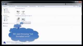 Fix SD Card not Formatted Error & Recover Lost Data from it