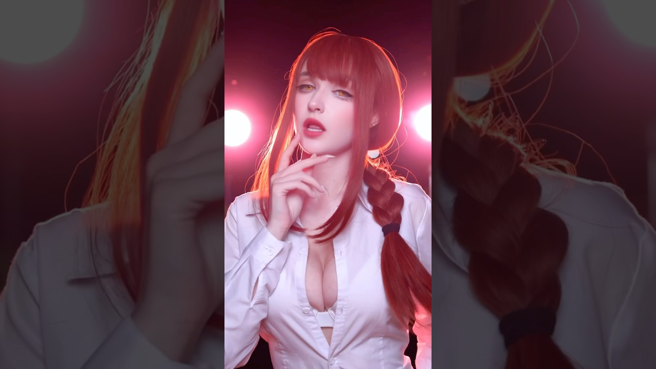 100k likes and I’ll do a bikini makima shoot 👀😘🥵 #anime #cosplay