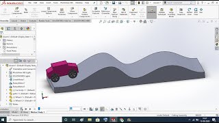 Car (buggy) motion study tutorial in solidworks