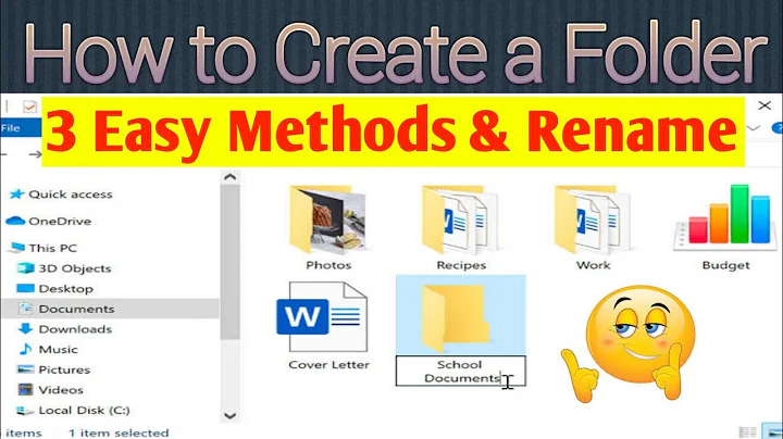 How to create a Folder| how to make a Folder  3 easy Methods |how to rename folder or file