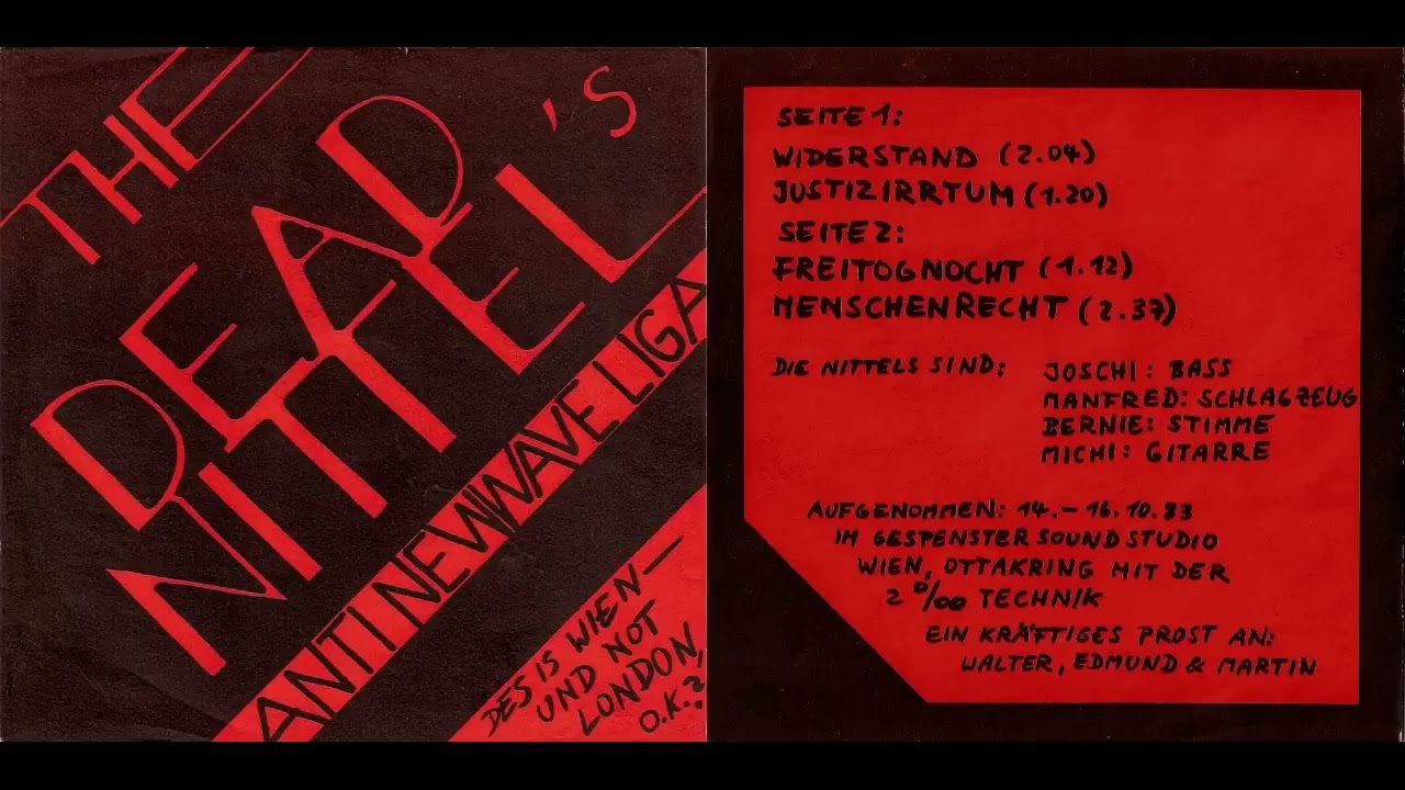 Dead Nittels - Anti New Wave Liga EP 1983 (Punk Austria)