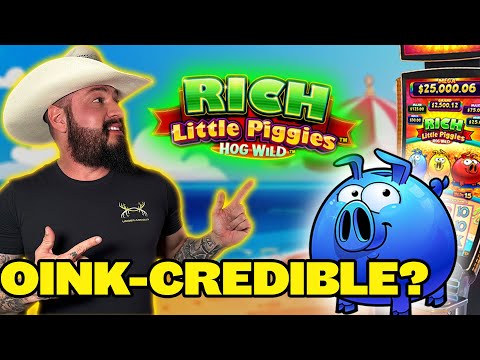 Is the Rich Little Piggies slot machine a good one to play? 🤔 Let's find out!