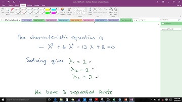 Solving systems of linear ODEs: Repeated eigenvalues
