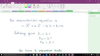 Solving systems of linear ODEs: Repeated eigenvalues
