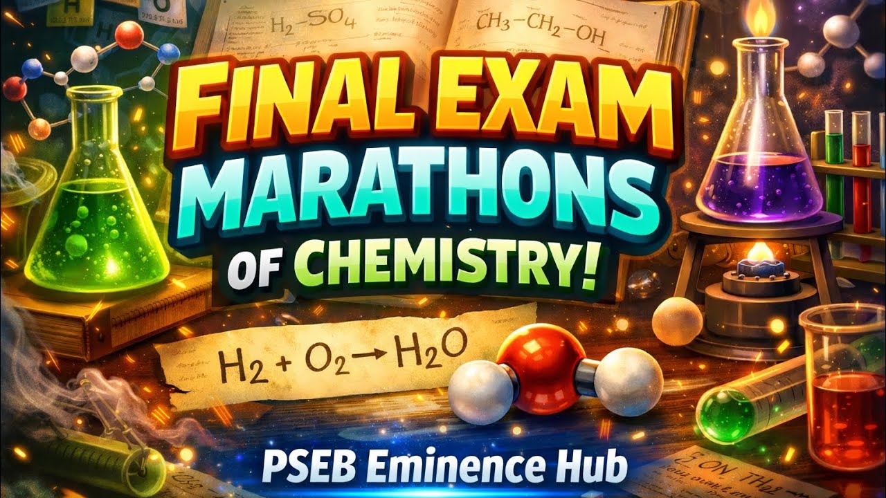 Final Exam Marathon Chemistry Class 11  Full Syllabus Revision PSEB Eminence Hub #Class11 #Chemistry