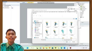 Tutorial cara membuat animasi pada aplikasi Construct 2 (Tugas B.inggris_SMK N 1 Air Kumbang)
