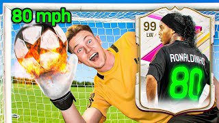 Shirt Number = Speed of Shot to Save