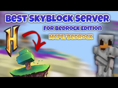 *BEST* Hypixel Like Skyblock Server! For Mcpe, PS4, XBOX, Switch (Bedrock Edition) - Minecraft 2021