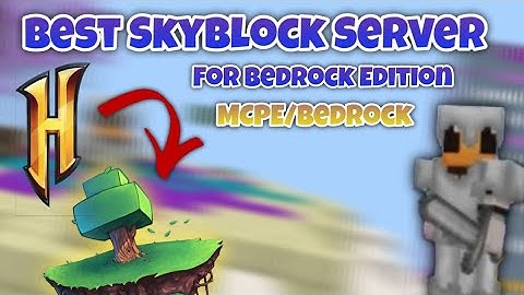 *BEST* Hypixel Like Skyblock Server! For Mcpe, PS4, XBOX, Switch (Bedrock Edition) - Minecraft 2021