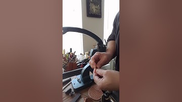 How to install Double cap rivets using a press