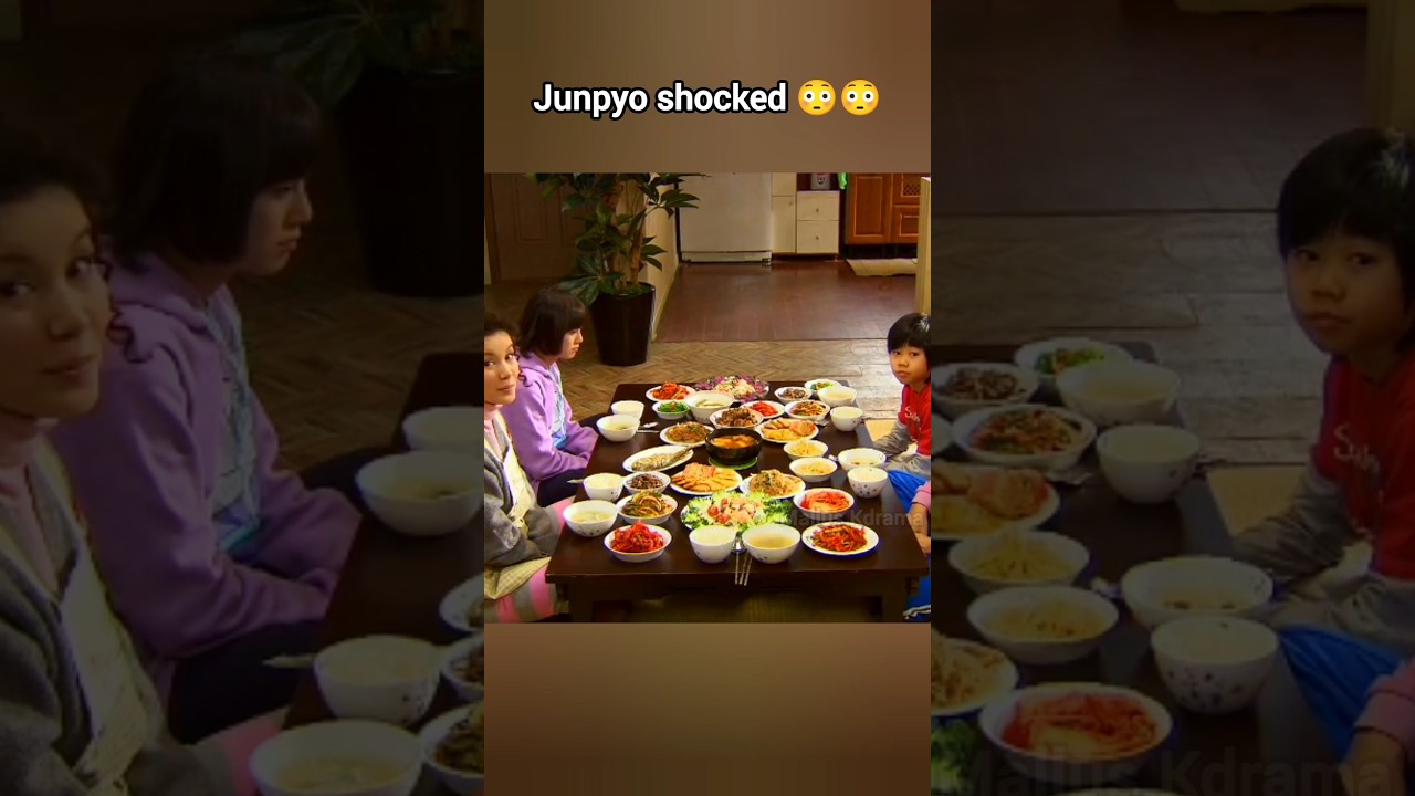 Junpyo’s Breakfast Shock 😂🍲🥗🥙🌮🍛🍜🍗🍕🌭