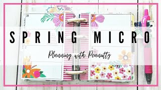 Spring Plan with Me in My DIY Micro Happy Planner | Hooray Seasons | Decorative Planning