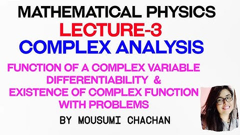 Existentence & Differentiability of complex function | With examples | in Complex analysis