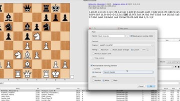 Mac Chess Explorer - Playing a game