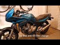 Yamaha Diversion XJ600 air and fuel filter change