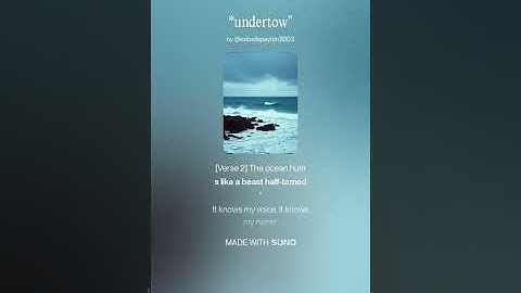 Thumbnail of *Undertow* new song