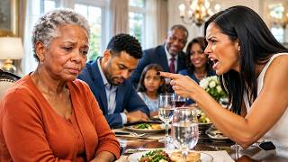 You don't belong at this table! my daughter-in-law snapped when I sat down for dinner