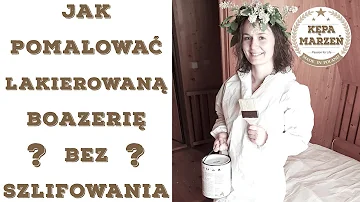 Czy można malować bez szlifowania?