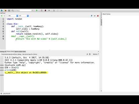 [BONUS] __repr__() string representations for Python objects—CMPUT 175