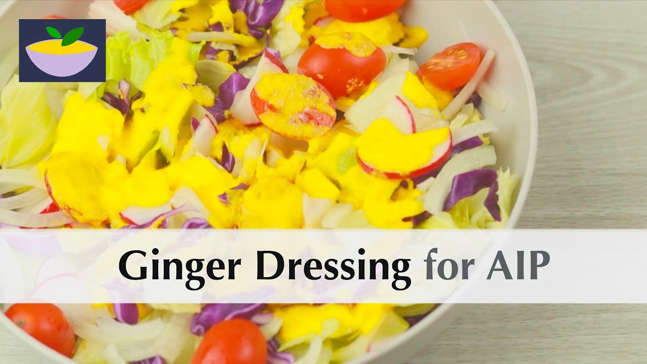 Ginger Dressing Recipe | AIP (Autoimmune Protocol) | Food Sensitivity Friendly | Japanese Recipe