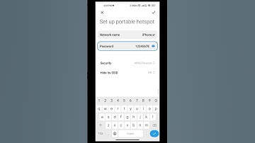 How To Change Hotspot Password In Android | Hotspot Ka Password Change Kaise Kare | #shorts